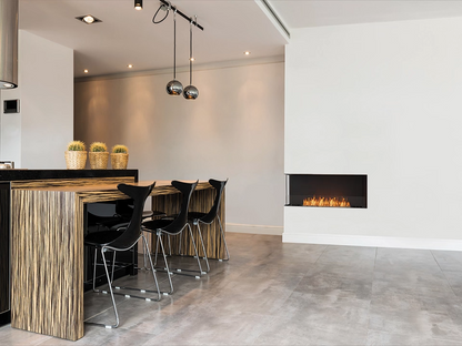 EcoSmart Fire Flex 50LC Left Corner Ethanol Fireplace Insert - 1311mm width viewing area