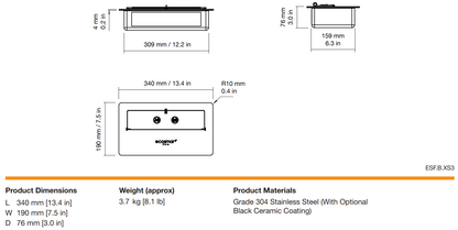 EcoSmart Fire XS340 Ethanol Burner Insert