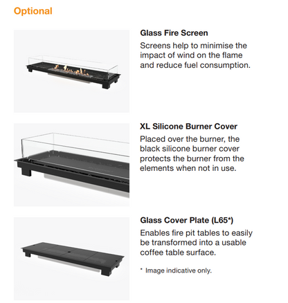 EcoSmart Fire Linear 65 Ethanol Fire Pit Kit