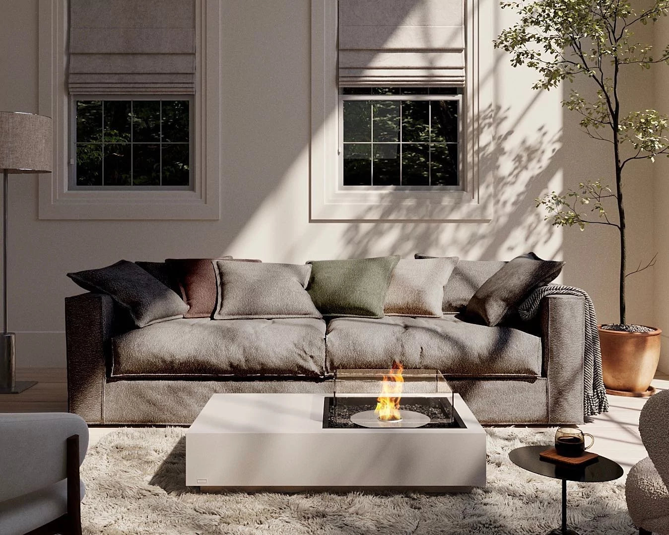 EcoSmart Fire Martini 50 Ethanol Fire Pit Table