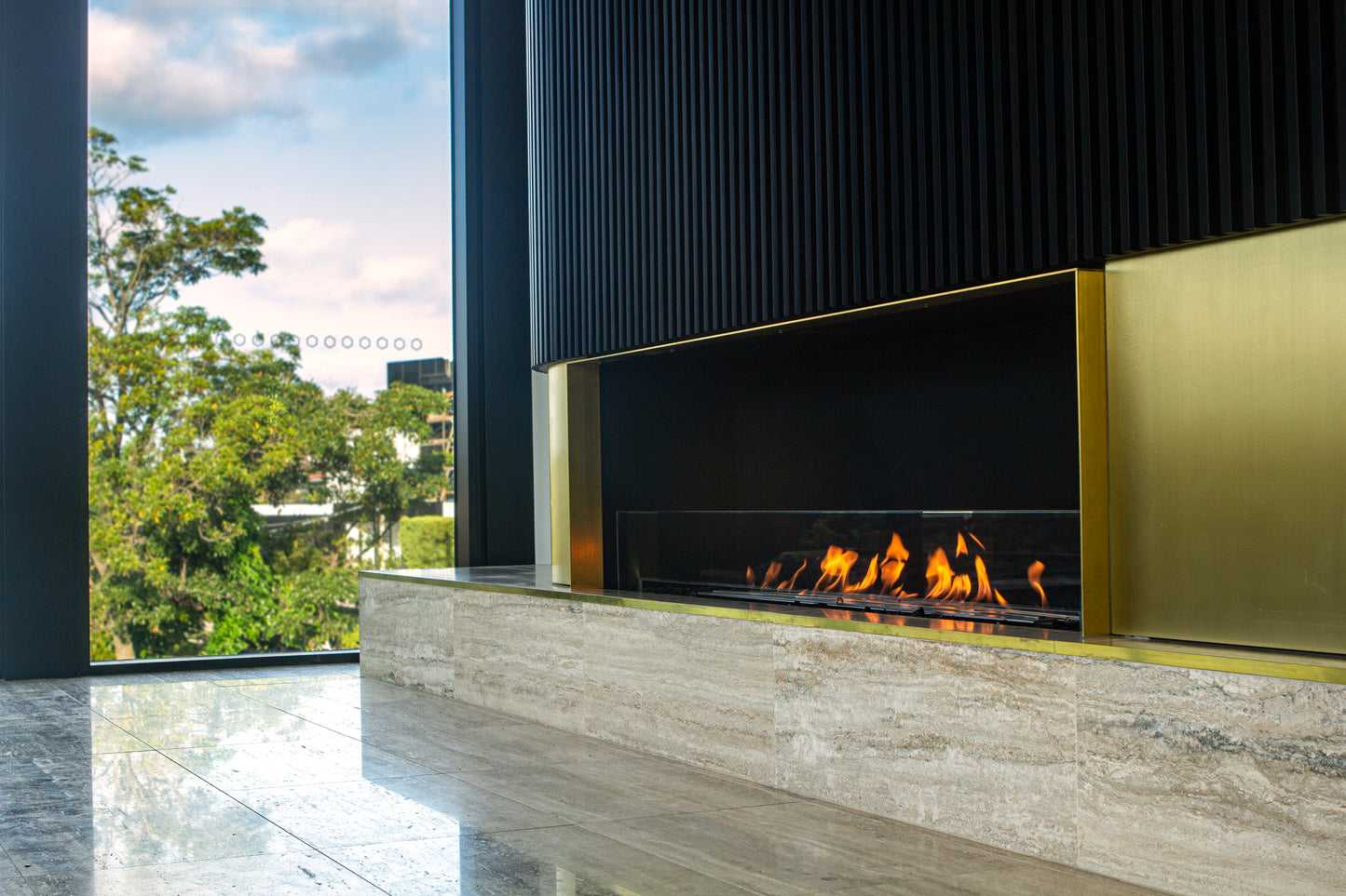 EcoSmart Fire Flex 68SS Single Sided Ethanol Fireplace Insert