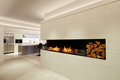 EcoSmart Fire Flex 18LC Left Corner Ethanol Fireplace Insert - 419mm width viewing area