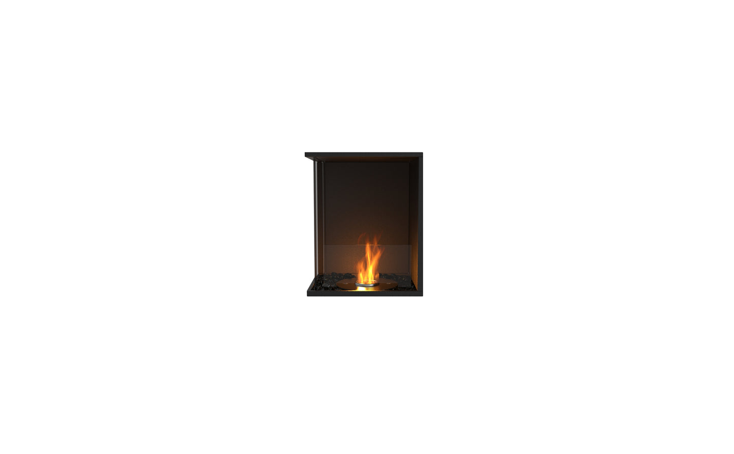 EcoSmart Fire Flex 18LC Left Corner Ethanol Fireplace Insert - 419mm width viewing area