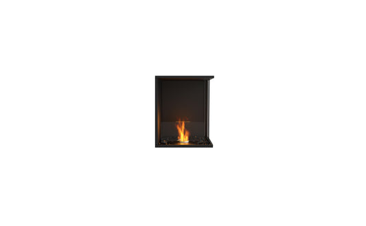 EcoSmart Fire Flex 18RC Right Corner Ethanol Fireplace Insert - 419mm width viewing area