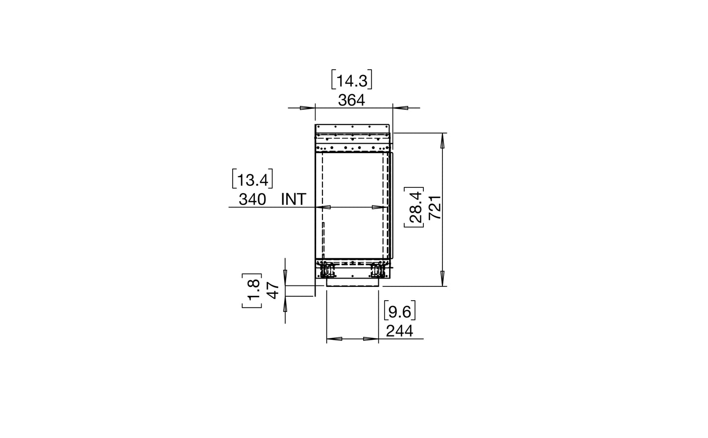 EcoSmart Fire Flex 18RC Right Corner Ethanol Fireplace Insert - 419mm width viewing area