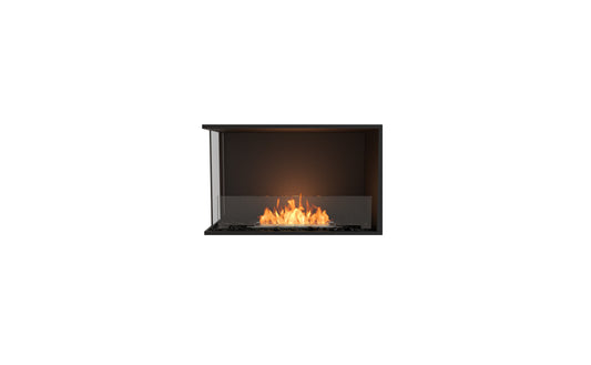 EcoSmart Fire Flex 32LC Left Corner Ethanol Fireplace Insert - 851mm width viewing area