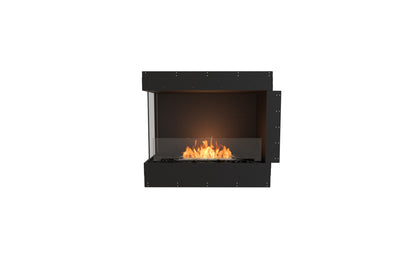 EcoSmart Fire Flex 32LC Left Corner Ethanol Fireplace Insert - 851mm width viewing area