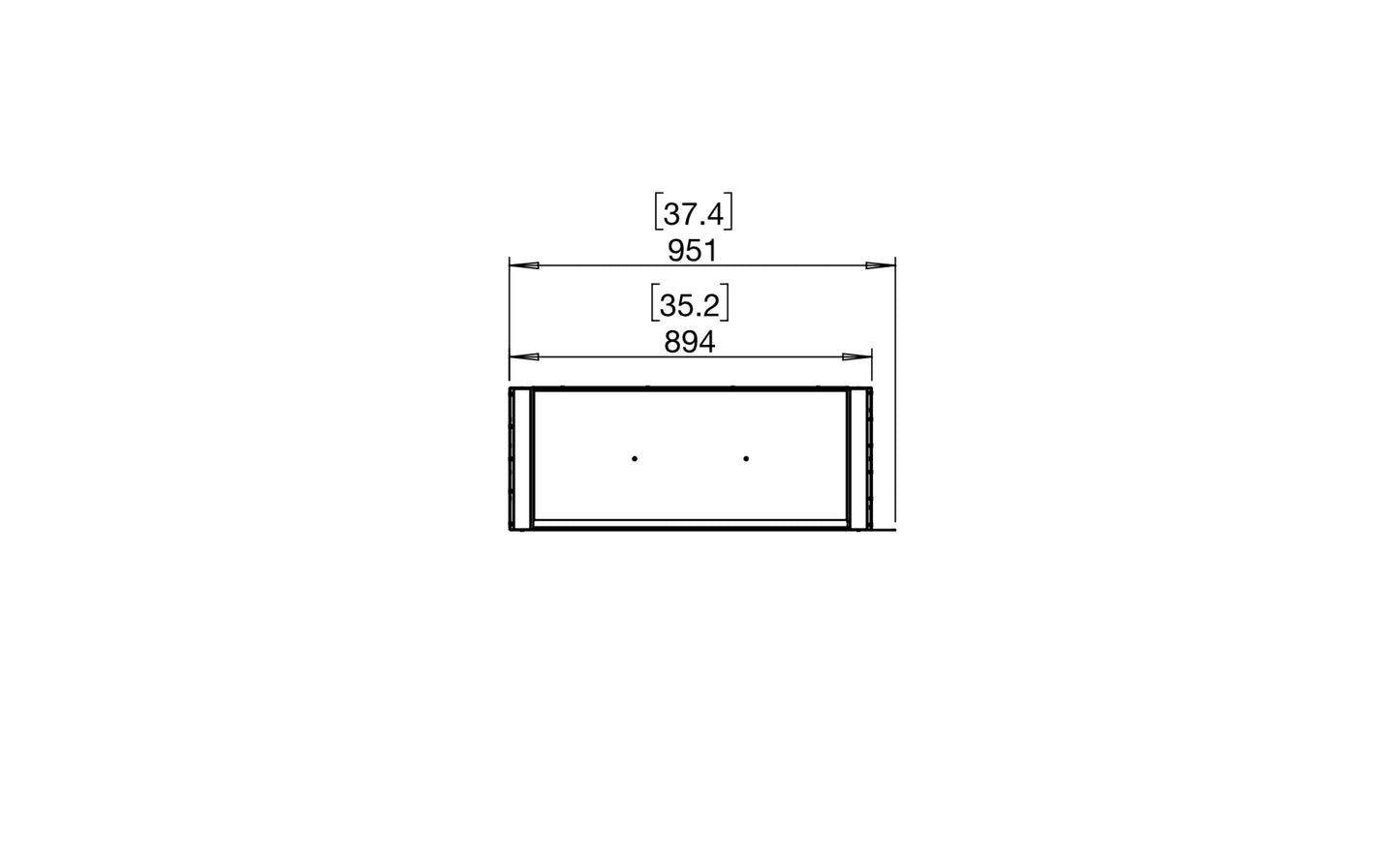 EcoSmart Fire Flex 32PN Peninsula Ethanol Fireplace Insert - 851mm Viewing area