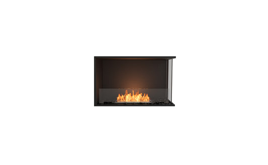 EcoSmart Fire Flex 32RC Right Corner Ethanol Fireplace Insert - 851mm width viewing area