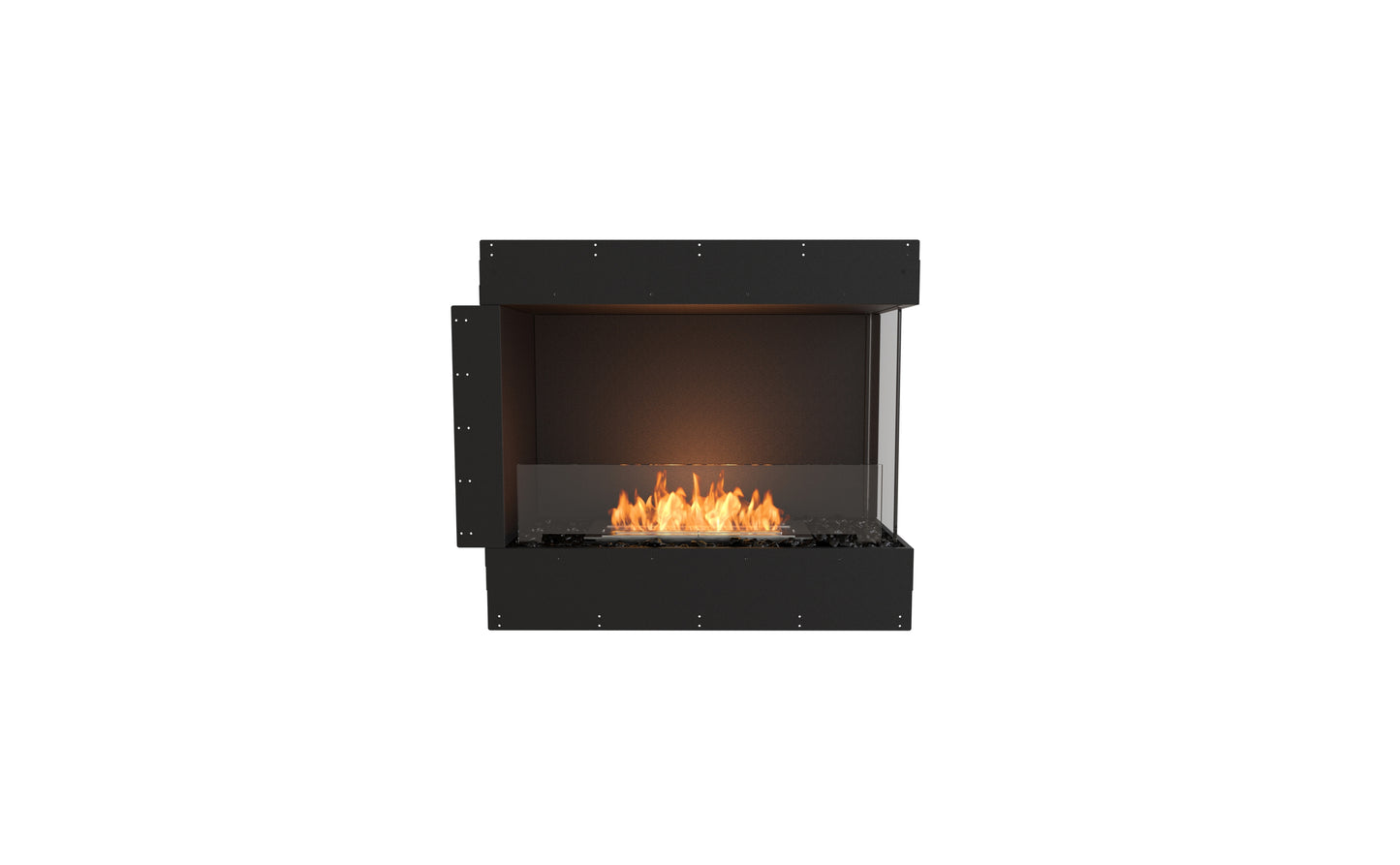 EcoSmart Fire Flex 32RC Right Corner Ethanol Fireplace Insert - 851mm width viewing area