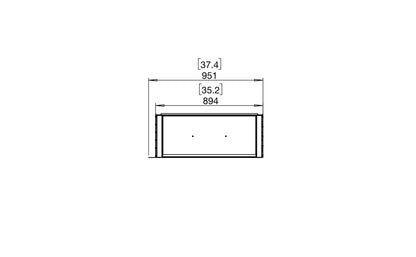 EcoSmart Fire Flex 32RC Right Corner Ethanol Fireplace Insert - 851mm width viewing area