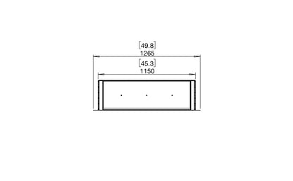 EcoSmart Fire Flex 42DB Double Sided Ethanol Fireplace Insert - 1065mm viewing area