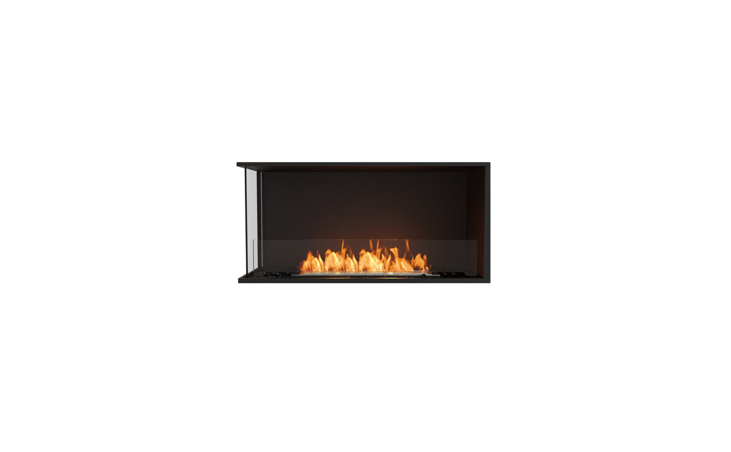 EcoSmart Fire Flex 42LC Left Corner Ethanol Fireplace Insert - 1106mm width viewing area