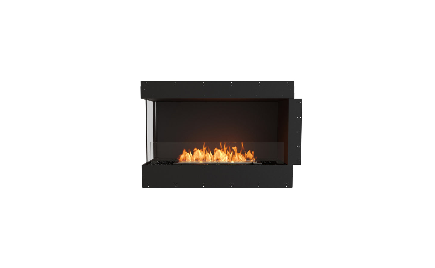 EcoSmart Fire Flex 42LC Left Corner Ethanol Fireplace Insert - 1106mm width viewing area