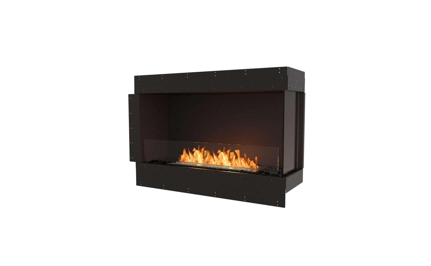 EcoSmart Fire Flex 42RC Right Corner Ethanol Fireplace Insert - 1106mm width viewing area