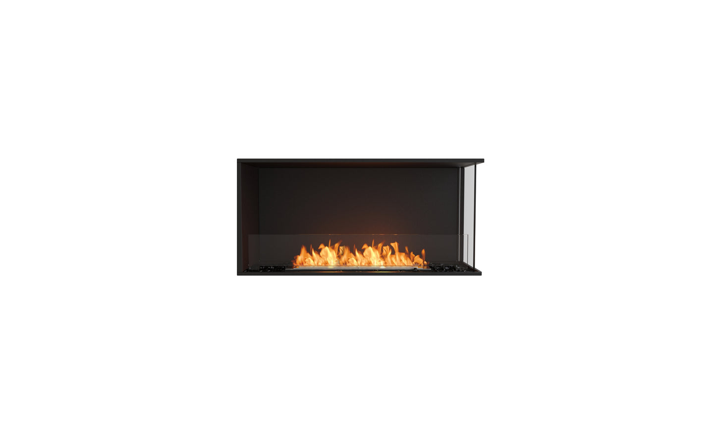 EcoSmart Fire Flex 42RC Right Corner Ethanol Fireplace Insert - 1106mm width viewing area