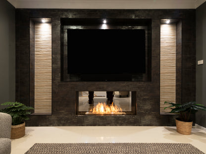 EcoSmart Fire Flex 42DB Double Sided Ethanol Fireplace Insert - 1065mm viewing area