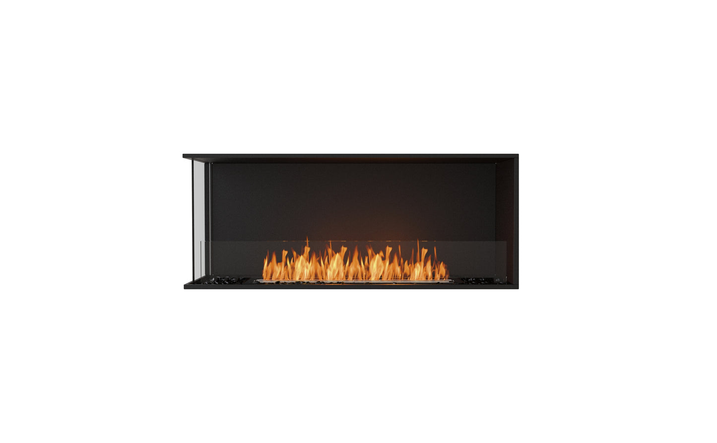 EcoSmart Fire Flex 50LC Left Corner Ethanol Fireplace Insert - 1311mm width viewing area