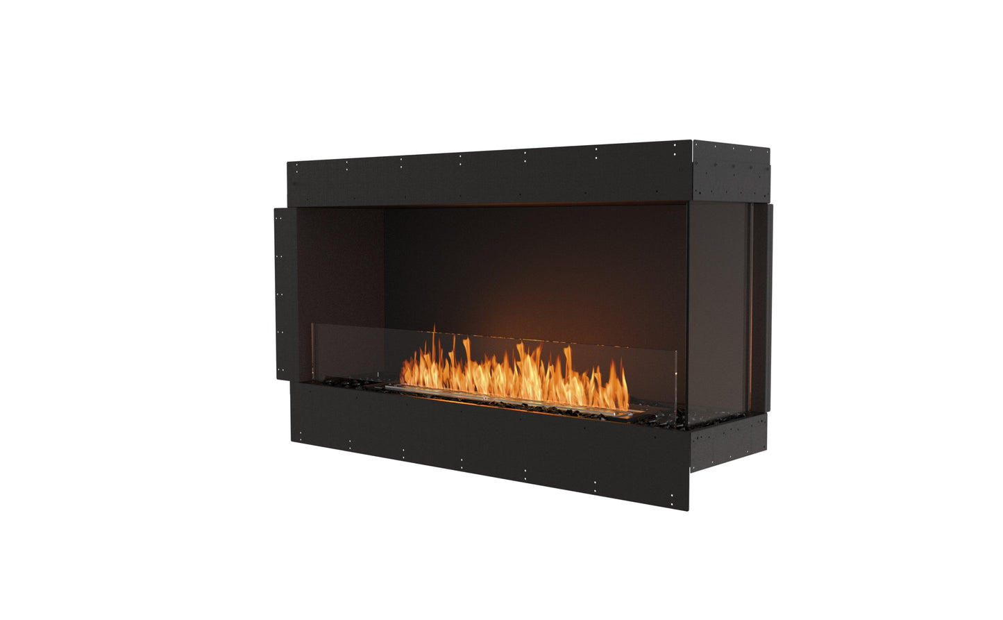 EcoSmart Fire Flex 50RC Right Corner Ethanol Fireplace Insert - 1311mm width viewing area