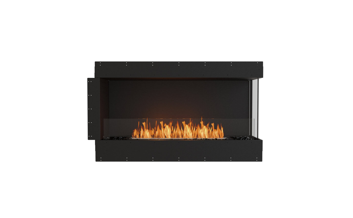 EcoSmart Fire Flex 50RC Right Corner Ethanol Fireplace Insert - 1311mm width viewing area