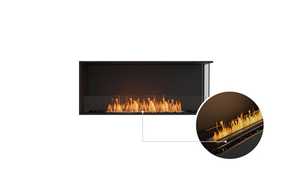 EcoSmart Fire Flex 50RC Right Corner Ethanol Fireplace Insert - 1311mm width viewing area