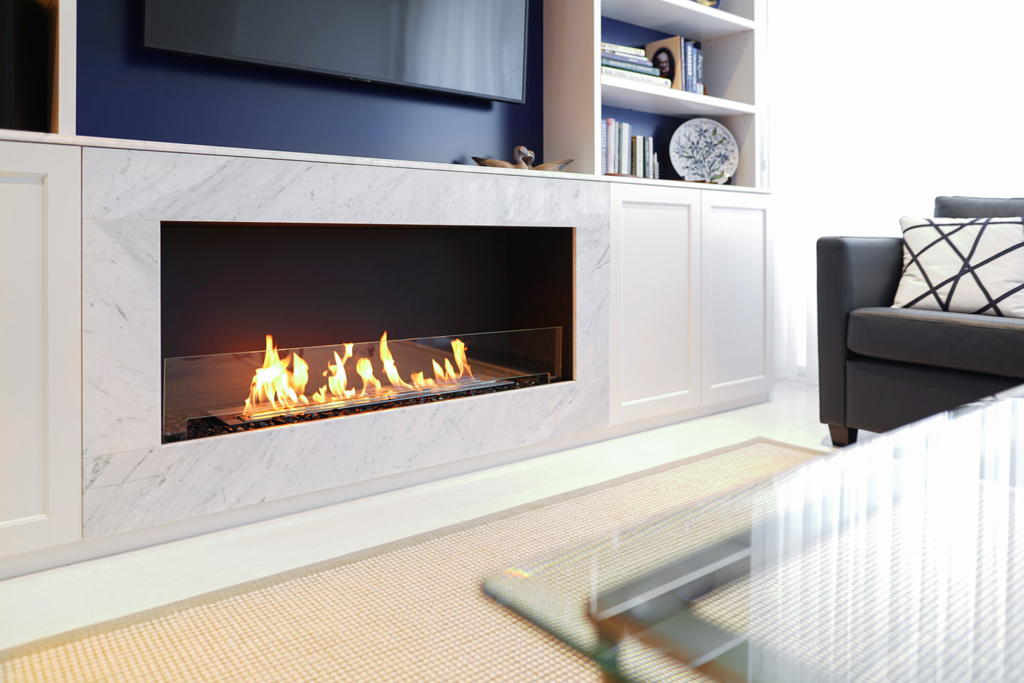 EcoSmart Fire Flex 50SS Single Sided Ethanol Fireplace Insert