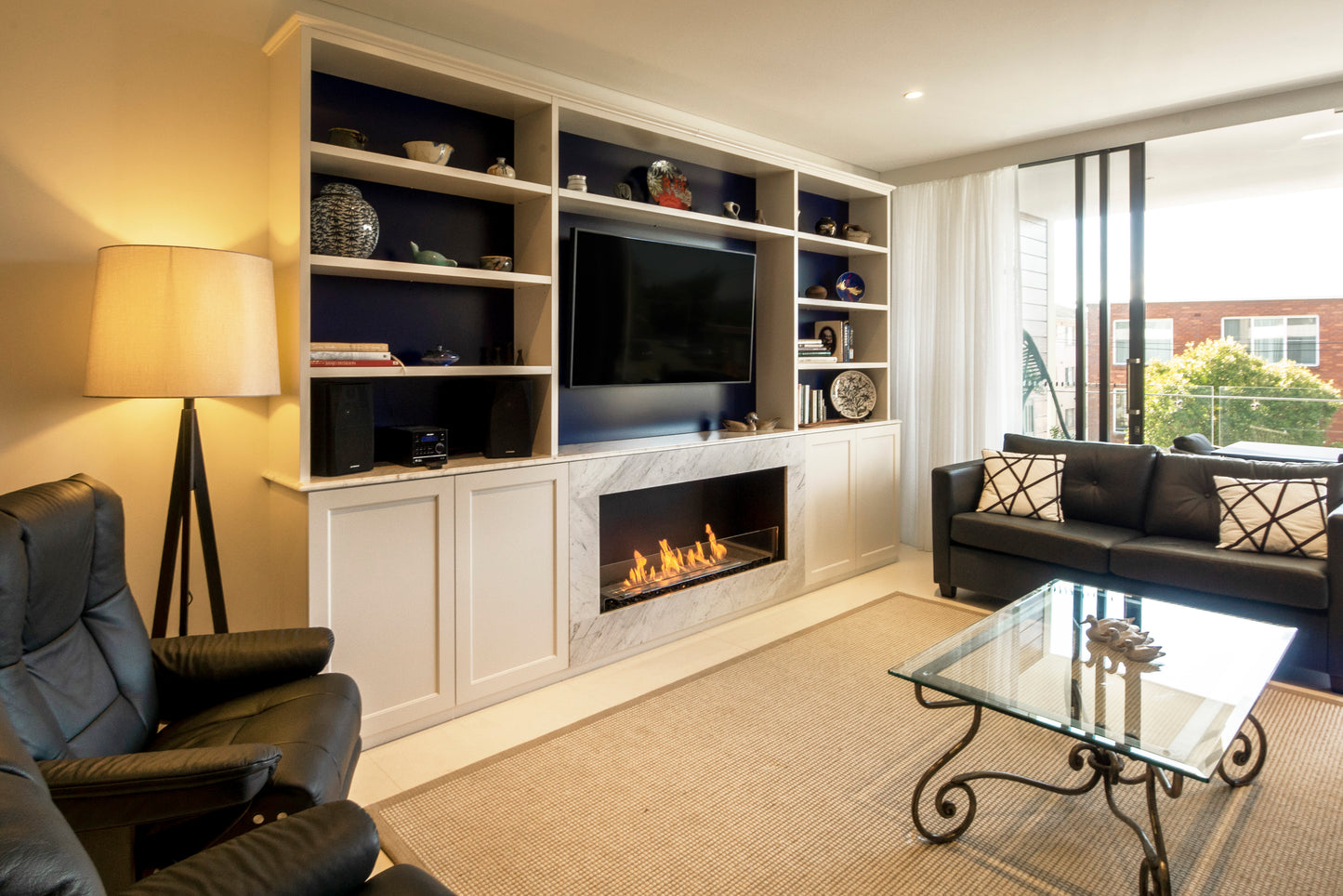 EcoSmart Fire Flex 50SS Single Sided Ethanol Fireplace Insert