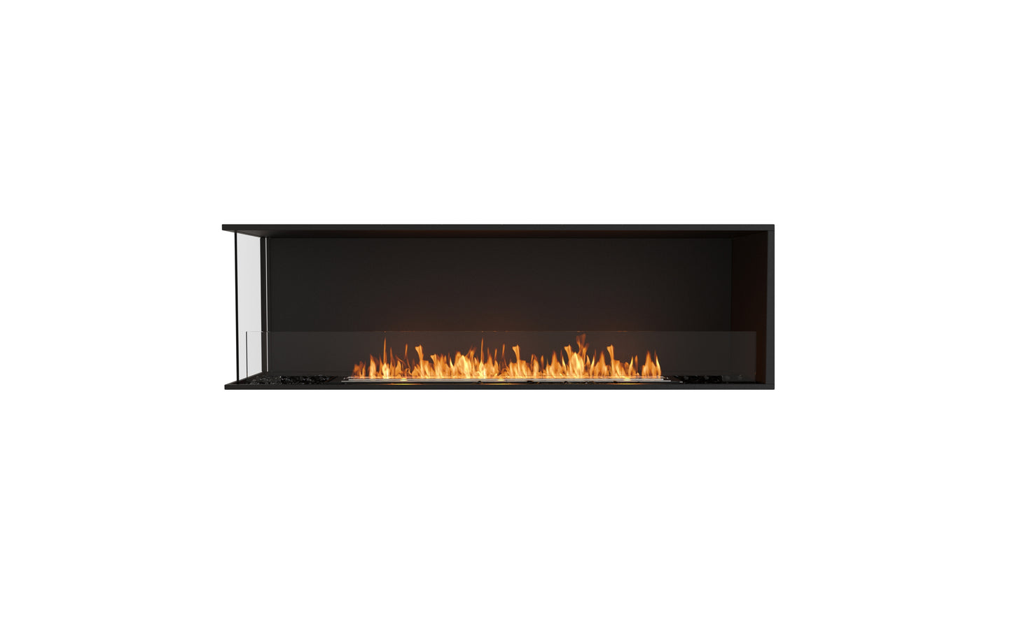 EcoSmart Fire Flex 68LC Left Corner Ethanol Fireplace Insert - 1771mm width viewing area