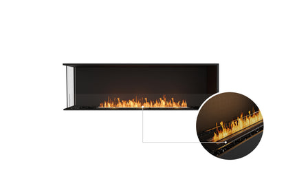 EcoSmart Fire Flex 68LC Left Corner Ethanol Fireplace Insert - 1771mm width viewing area