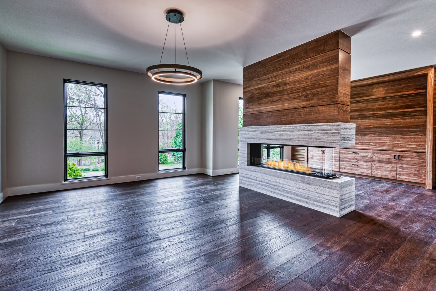 EcoSmart Fire Flex 32PN Peninsula Ethanol Fireplace Insert - 851mm Viewing area