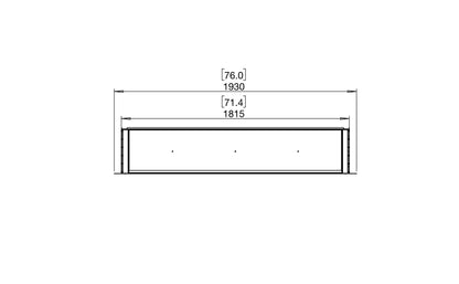 EcoSmart Fire Flex 68SS Single Sided Ethanol Fireplace Insert