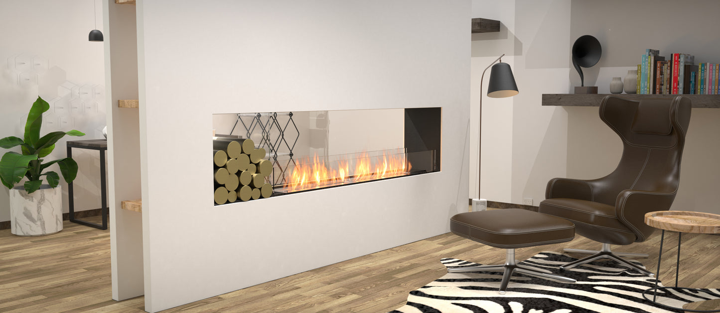 EcoSmart Fire Flex 42DB Double Sided Ethanol Fireplace Insert - 1065mm viewing area