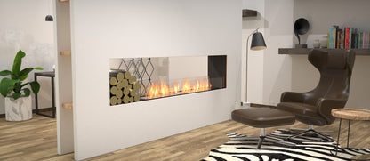 EcoSmart Fire Flex 42DB Double Sided Ethanol Fireplace Insert - 1065mm viewing area